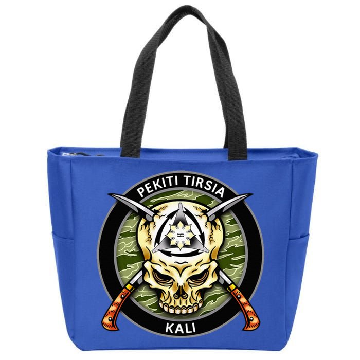 Silat Eskrima Pekiti Tirsia Kali Filipino Zip Tote Bag