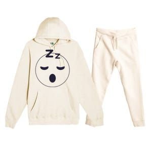 Sleep Emoticon Pajama Sleeping Pjs Men Women Pajamas Premium Hooded Sweatsuit Set