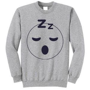 Sleep Emoticon Pajama Sleeping Pjs Men Women Pajamas Tall Sweatshirt