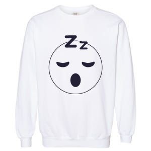 Sleep Emoticon Pajama Sleeping Pjs Men Women Pajamas Garment-Dyed Sweatshirt