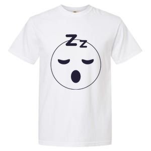 Sleep Emoticon Pajama Sleeping Pjs Men Women Pajamas Garment-Dyed Heavyweight T-Shirt