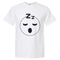 Sleep Emoticon Pajama Sleeping Pjs Men Women Pajamas Garment-Dyed Heavyweight T-Shirt