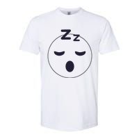 Sleep Emoticon Pajama Sleeping Pjs Men Women Pajamas Softstyle CVC T-Shirt