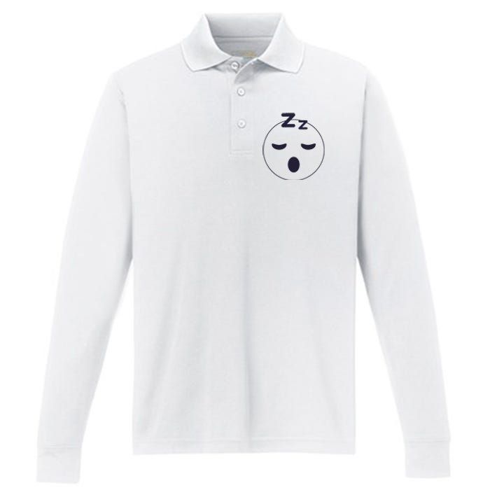 Sleep Emoticon Pajama Sleeping Pjs Men Women Pajamas Performance Long Sleeve Polo