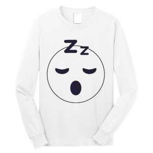 Sleep Emoticon Pajama Sleeping Pjs Men Women Pajamas Long Sleeve Shirt