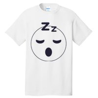 Sleep Emoticon Pajama Sleeping Pjs Men Women Pajamas Tall T-Shirt