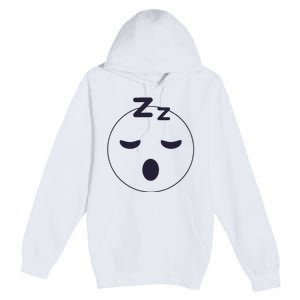 Sleep Emoticon Pajama Sleeping Pjs Men Women Pajamas Premium Pullover Hoodie