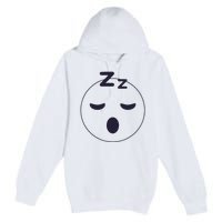 Sleep Emoticon Pajama Sleeping Pjs Men Women Pajamas Premium Pullover Hoodie