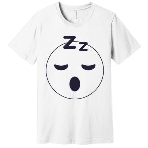 Sleep Emoticon Pajama Sleeping Pjs Men Women Pajamas Premium T-Shirt