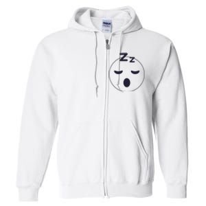 Sleep Emoticon Pajama Sleeping Pjs Men Women Pajamas Full Zip Hoodie