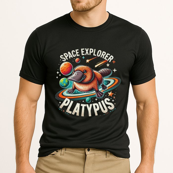 Space Explorer Platypus Platypus VenomPlatypus Flosser Performance Shirt