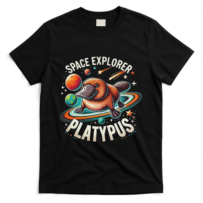 Space Explorer Platypus Platypus VenomPlatypus Flosser T-Shirt