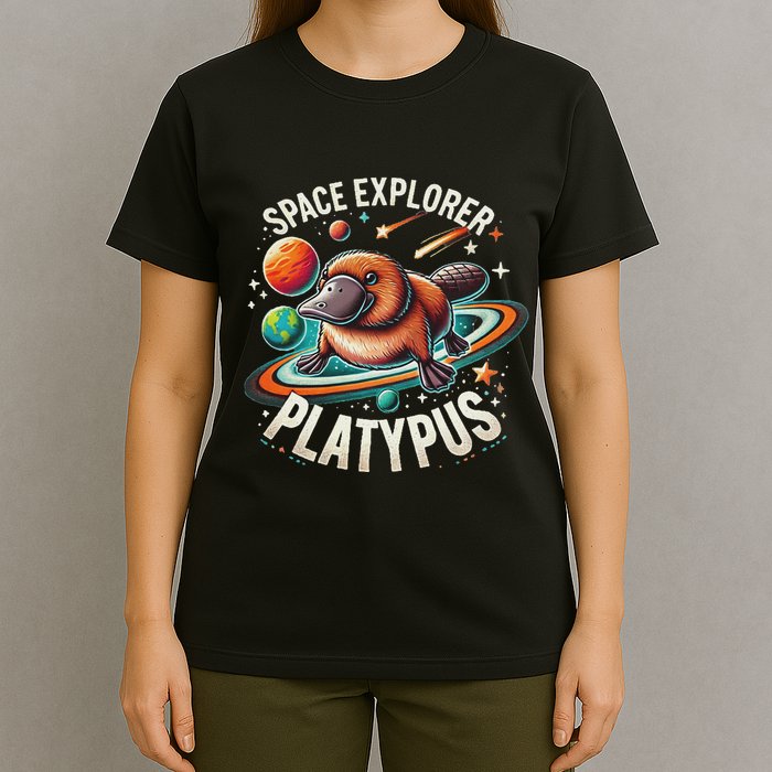 Space Explorer Platypus Platypus VenomPlatypus Flosser T-Shirt