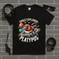 Space Explorer Platypus Platypus VenomPlatypus Flosser T-Shirt