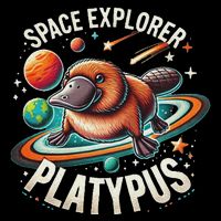 Space Explorer Platypus Platypus VenomPlatypus Flosser T-Shirt