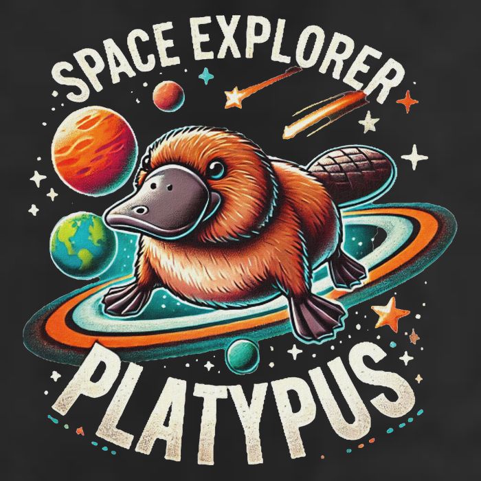 Space Explorer Platypus Platypus VenomPlatypus Flosser Beanie