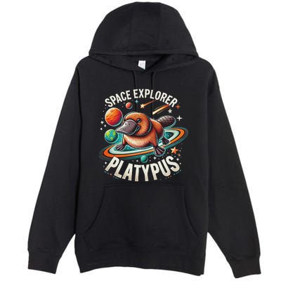 Space Explorer Platypus Platypus VenomPlatypus Flosser Premium Pullover Hoodie