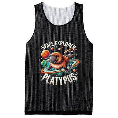 Space Explorer Platypus Platypus VenomPlatypus Flosser Mesh Reversible Basketball Jersey Tank