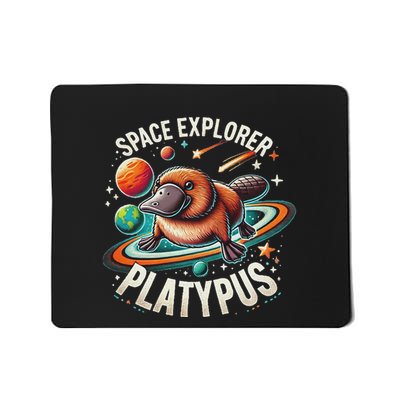 Space Explorer Platypus Platypus VenomPlatypus Flosser Mousepad