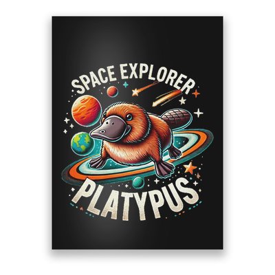 Space Explorer Platypus Platypus VenomPlatypus Flosser Poster