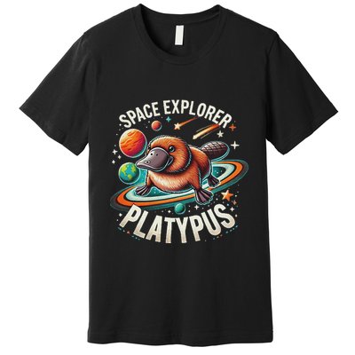 Space Explorer Platypus Platypus VenomPlatypus Flosser Premium T-Shirt