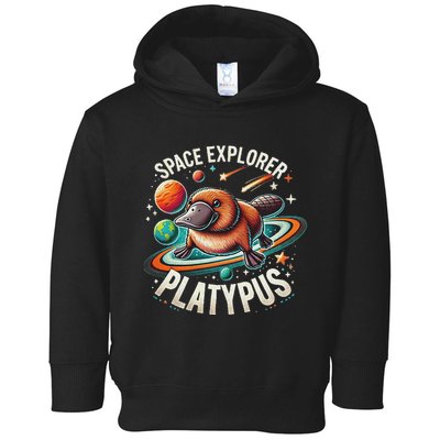 Space Explorer Platypus Platypus VenomPlatypus Flosser Toddler Hoodie