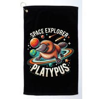 Space Explorer Platypus Platypus VenomPlatypus Flosser Golf Towel