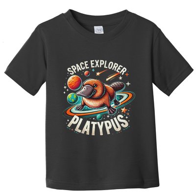 Space Explorer Platypus Platypus VenomPlatypus Flosser Toddler T-Shirt