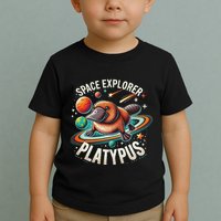 Space Explorer Platypus Platypus VenomPlatypus Flosser Toddler T-Shirt