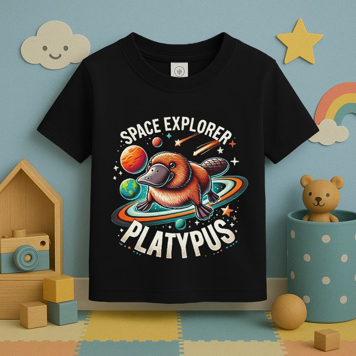 Space Explorer Platypus Platypus VenomPlatypus Flosser Toddler T-Shirt