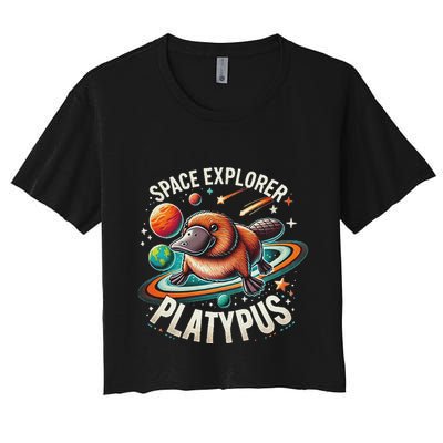 Space Explorer Platypus Platypus VenomPlatypus Flosser Crop Top