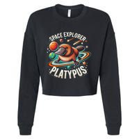 Space Explorer Platypus Platypus VenomPlatypus Flosser Cropped Pullover Crew