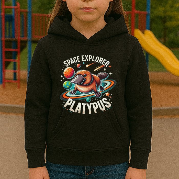 Space Explorer Platypus Platypus VenomPlatypus Flosser Kids Hoodie
