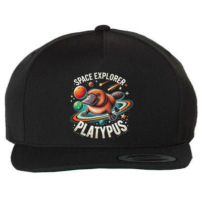 Space Explorer Platypus Platypus VenomPlatypus Flosser Wool Snapback Cap