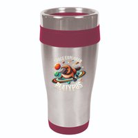 Space Explorer Platypus Platypus VenomPlatypus Flosser 16oz Travel Tumbler