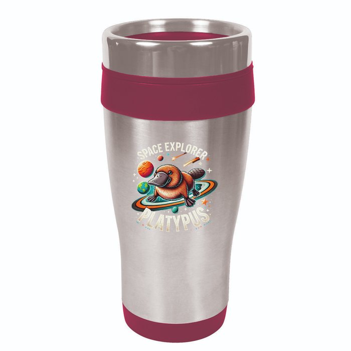 Space Explorer Platypus Platypus VenomPlatypus Flosser 16oz Travel Tumbler