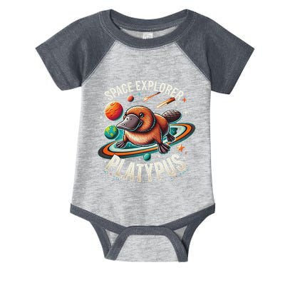 Space Explorer Platypus Platypus VenomPlatypus Flosser Infant Baby Jersey Bodysuit