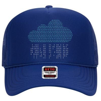 Software Engineer Programming Computer Developer Coder High Crown Mesh Back Trucker Hat