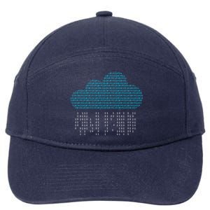 Software Engineer Programming Computer Developer Coder Gift 7-Panel Snapback Hat