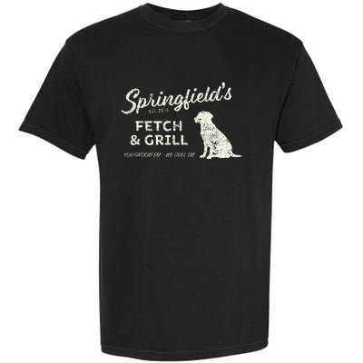 Springfield Eating Pets Fetch & Grill Garment-Dyed Heavyweight T-Shirt