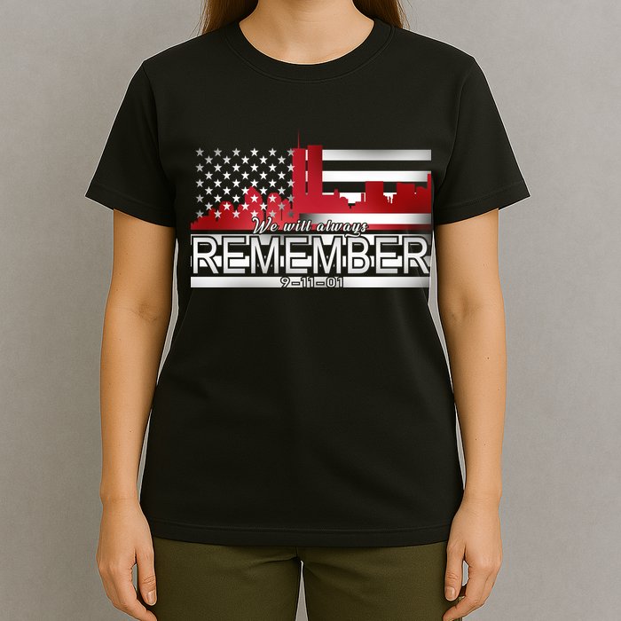 September 11th We Will Always Remember 9-11-01 T-Shirt