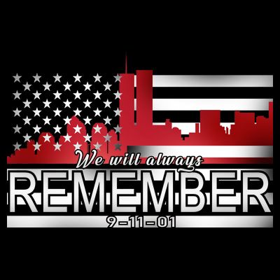 September 11th We Will Always Remember 9-11-01 T-Shirt