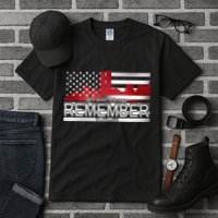 September 11th We Will Always Remember 9-11-01 Tall T-Shirt