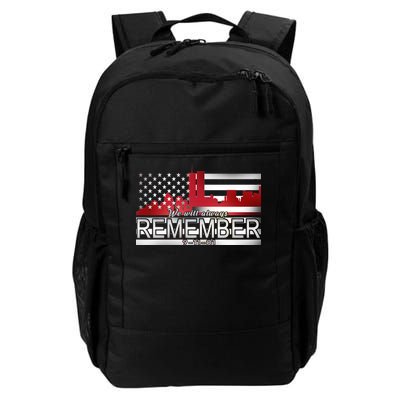 September 11th We Will Always Remember 9-11-01 Daily Commute Backpack