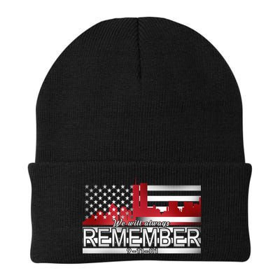 September 11th We Will Always Remember 9-11-01 Beanie