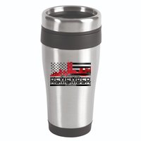 September 11th We Will Always Remember 9-11-01 16oz Travel Tumbler