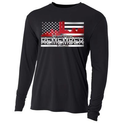 September 11th We Will Always Remember 9-11-01 Cooling Performance Long Sleeve Crew