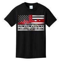 September 11th We Will Always Remember 9-11-01 Kids T-Shirt