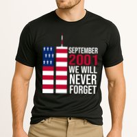 September 2001 We Will Never Forgot 20Th Anniversary 9-11 Cooling Performance Crew T-Shirt