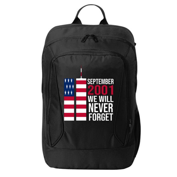 September 2001 We Will Never Forgot 20Th Anniversary 9-11 City Backpack